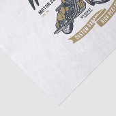 Papier Mousseline puissance rétro motocyclette (Détail)