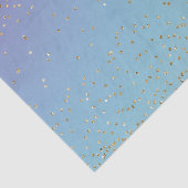 Papier Mousseline Purple Aqua Gold Sparkle (Détail)