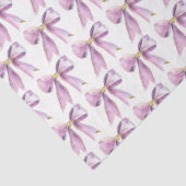 Papier Mousseline Purple Coquette Bow (Détail)