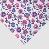 Papier Mousseline Purple et bleu Folklore Wycinanki (Détail)