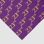 Papier Mousseline Purple, Faux Gold 23e (Vingt-troisième) (Détail)