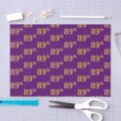 Papier Mousseline Purple, Faux Gold 89e (Quatre-Vingt-Neuvième) (Artisanat)