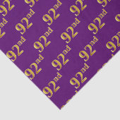 Papier Mousseline Purple, Faux Gold 92e (Quatre-vingt-dix-deuxième) (Détail)