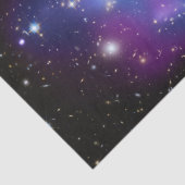 Papier Mousseline Purple Galaxy Cluster Celestial Photo (Détail)