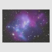 Papier Mousseline Purple Galaxy Cluster Celestial Photo (Recto)