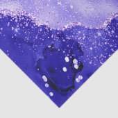 Papier Mousseline Purple Glam Agate Glitter Sparkle Design (Détail)