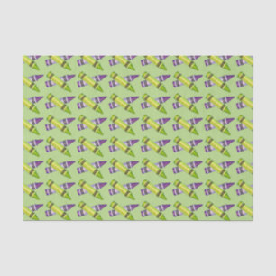 Papier Mousseline Purple Green Crayon Art Fournitures Enseignant Art