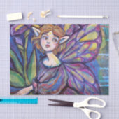 Papier Mousseline Purple Iris Pixie Girl (Artisanat)