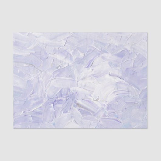 Papier Mousseline Purple Lavender Paint Brush Strokes Pattern (Recto)