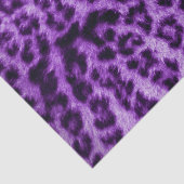 Papier Mousseline Purple Leopard Print (Détail)