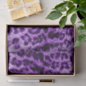 Papier Mousseline Purple Leopard Print (Cadeau)