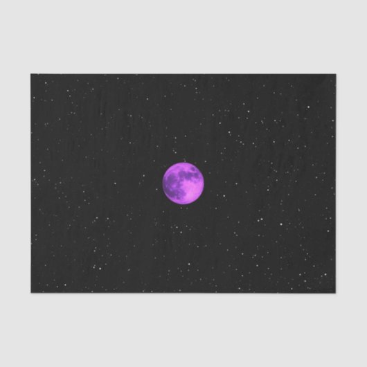 Papier Mousseline Purple Moon - Stations spatiales- (Recto)