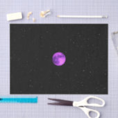Papier Mousseline Purple Moon - Stations spatiales- (Artisanat)