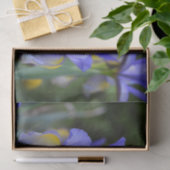 Papier Mousseline Purple N Iris Jaune (Cadeau)