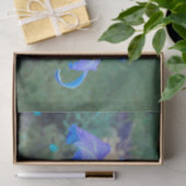 Papier Mousseline Purple N Turquoise Daylily (Cadeau)