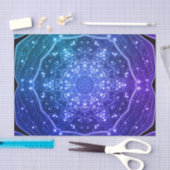 Papier Mousseline Purple Ombre Galaxy Geode Ciel nocturne (Artisanat)