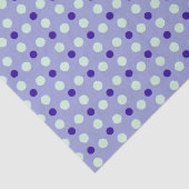 Papier Mousseline Purple polka dots (Détail)