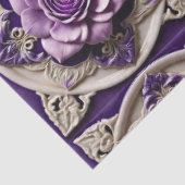 Papier Mousseline Purple Rose Moderne belle collection (Détail)