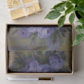 Papier Mousseline Purple Roses DBL (Cadeau)