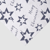 Papier Mousseline Purple Stary - Joyeux Noël personnalisable (Détail)