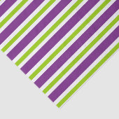 PAPIER MOUSSELINE PURPLE VERT HALLOWEEN STRIPES (Détail)
