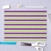 PAPIER MOUSSELINE PURPLE VERT HALLOWEEN STRIPES (Artisanat)