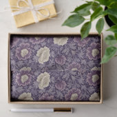 Papier Mousseline Purple William Morris Style Floral (Cadeau)
