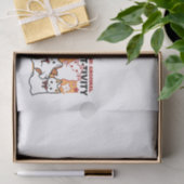 Papier Mousseline Purr-anormal Cat Cat mignonne Halloween Conception (Cadeau)