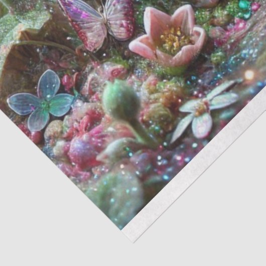 Papier Mousseline Purrfect Garden Cat Magic Decoupage (Détail)