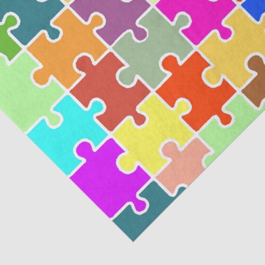 Papier Mousseline Puzzle amusant (Détail)