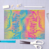 Papier Mousseline PYTHON - moderne fractale décorative - (Artisanat)