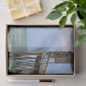 Papier Mousseline Quai de pêche par Shirley Taylor (Cadeau)