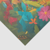 Papier Mousseline Quand La Forêt Chante (Détail)