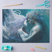 Papier Mousseline Quand l'amour appelle du papier de tissus (Artisanat)