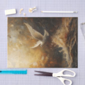 Papier Mousseline Quand les colombes volent1 (Artisanat)
