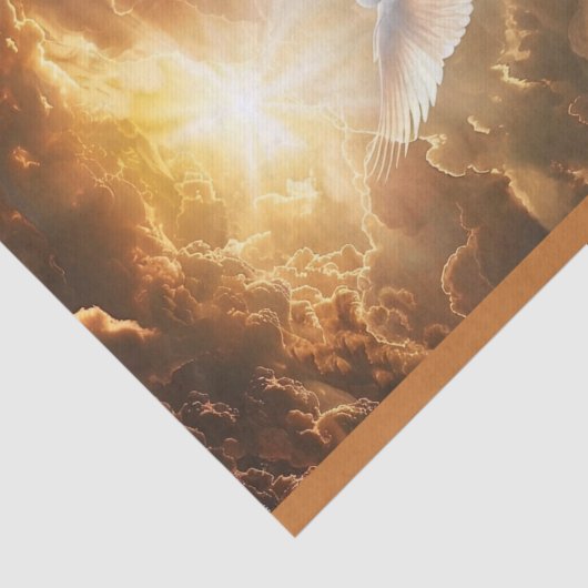 Papier Mousseline Quand les colombes volent10 (Détail)