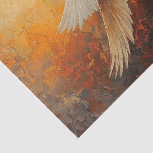 Papier Mousseline Quand les colombes volent2 (Détail)