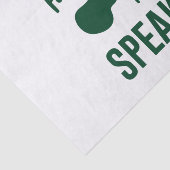 Papier Mousseline Quand les mots ne parlent pas musique parler (Détail)