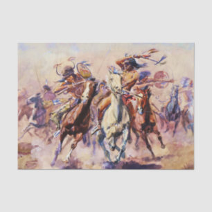 Papier Mousseline « Quand les Sioux et les Pieds-Noirs se rencontren