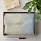 Papier Mousseline Quand l'horloge devient or (Cadeau)