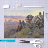 Papier Mousseline "Quand l'ombre annonce la mort" de Charles M Russe (Artisanat)