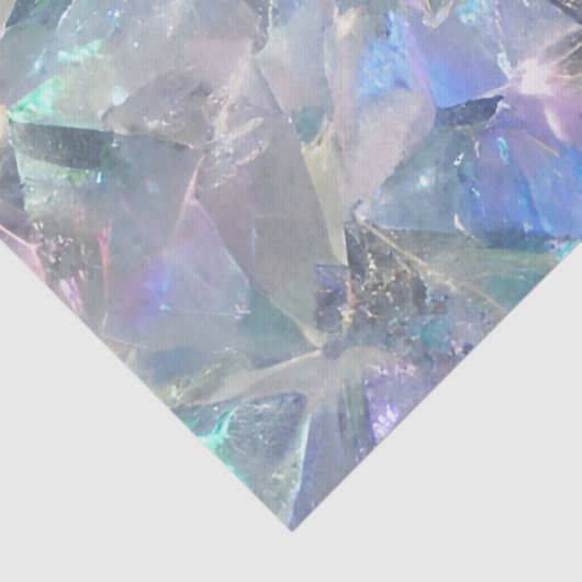 Papier Mousseline Quartz Crystal Sparkly Motif (Détail)