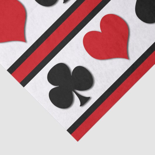 Papier Mousseline Quatre combinaisons de cartes (Détail)