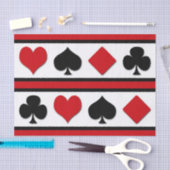 Papier Mousseline Quatre combinaisons de cartes (Artisanat)