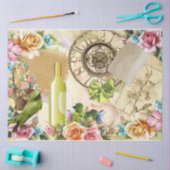 Papier Mousseline Quatre saisons Collage Design série 1 (Artisanat)