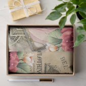 Papier Mousseline Quatre saisons Collage Design série 3 (Cadeau)