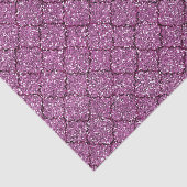 Papier Mousseline Quatrefoil Parties scintillant rose Faux (Détail)