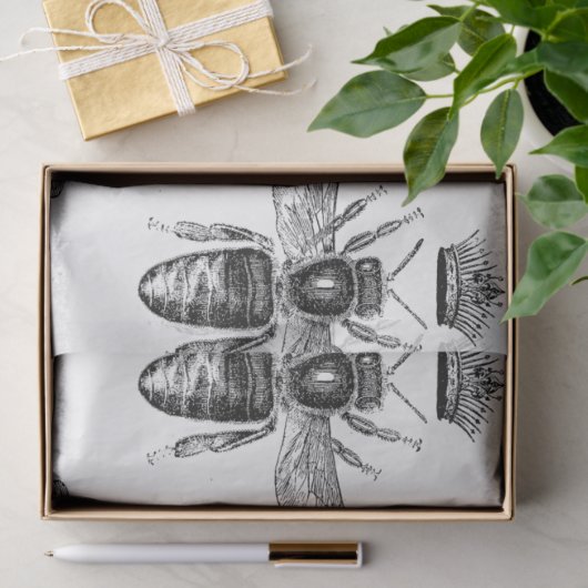 Papier Mousseline Queen Bee Series Design 20 (Cadeau)