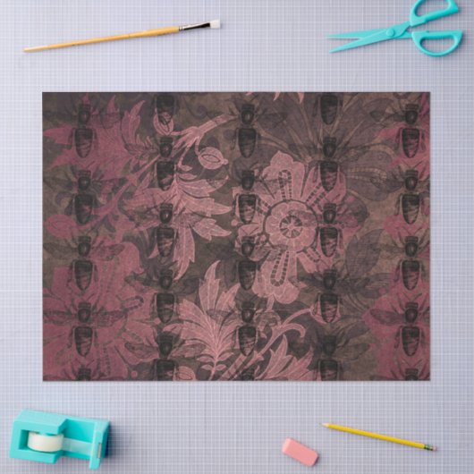 Papier Mousseline Queen Bee Series Design 54 (Artisanat)