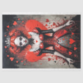 Papier Mousseline Queen of Hearts Decoupage (Recto)